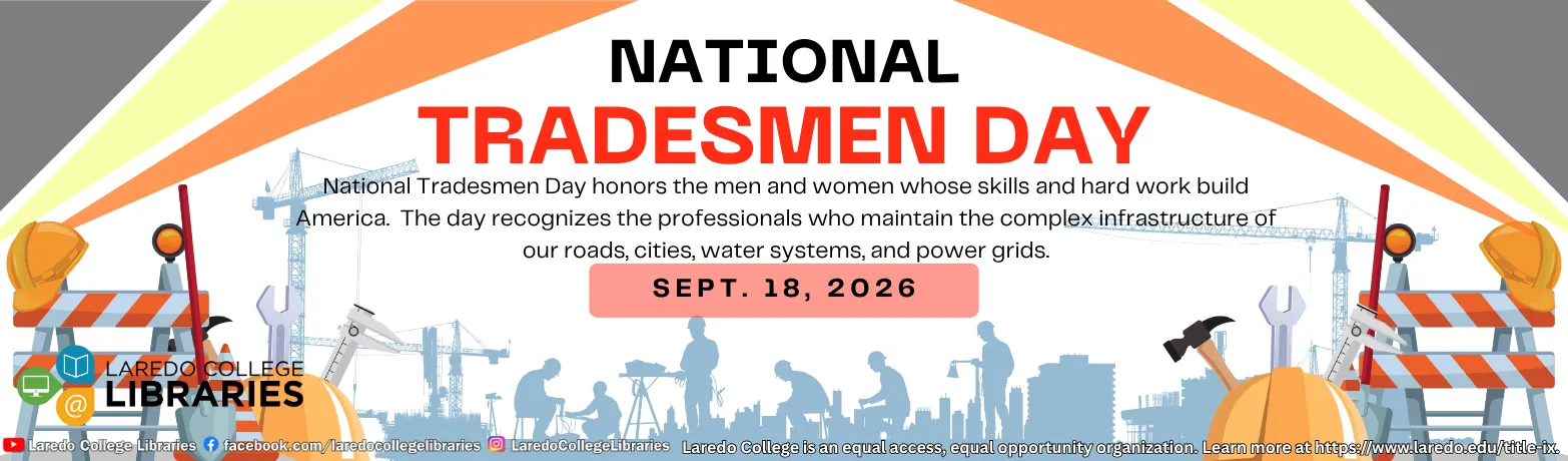 National Tradesmen Day, September 18, 2026, honoring skilled professionals who build and maintain essential infrastructure